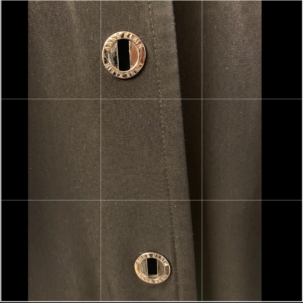 Anne Klein Coat black water resistant size PM - Picture 8 of 8